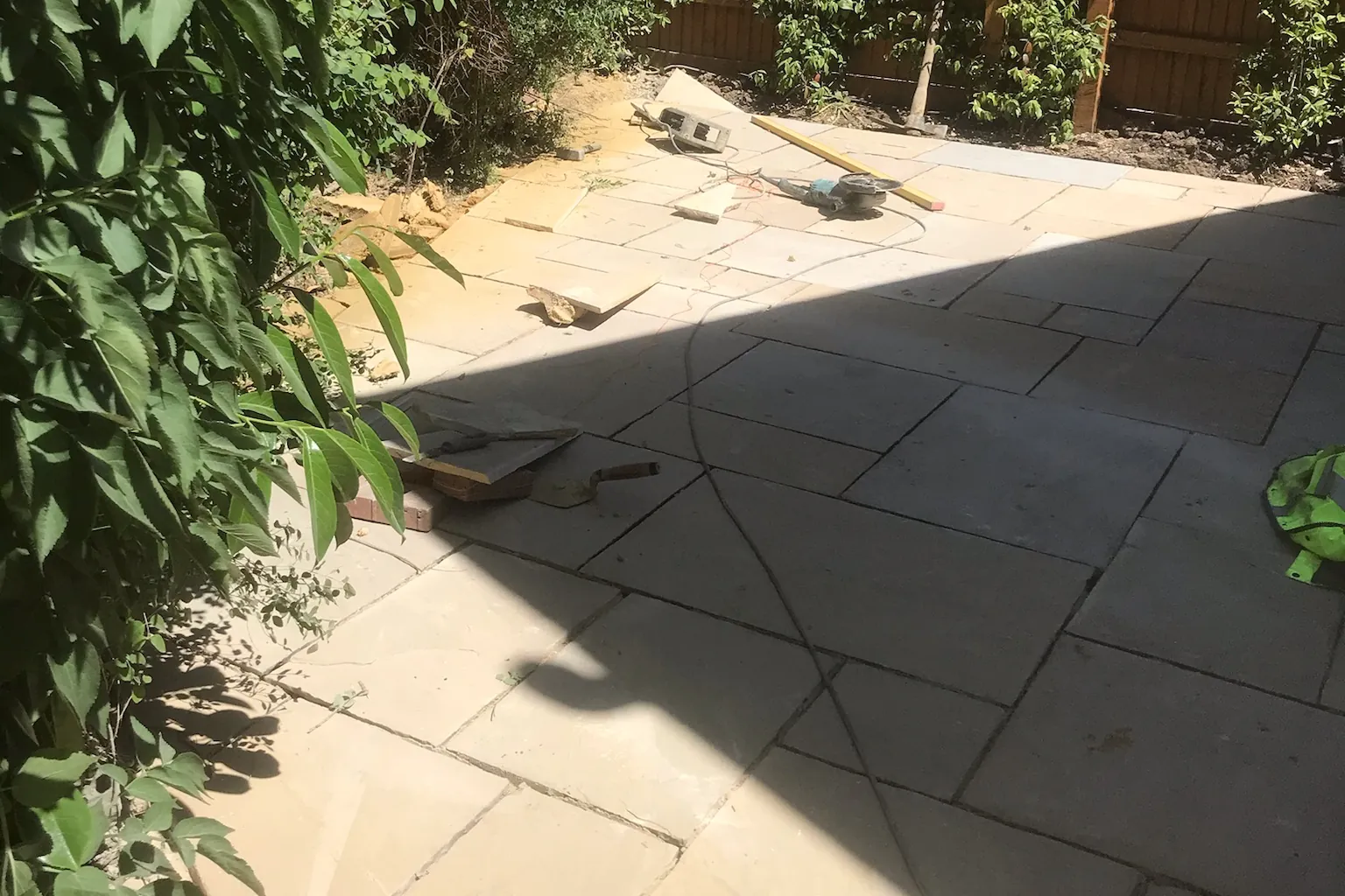 The side path laid in the same stone, Maidenhead, 2020